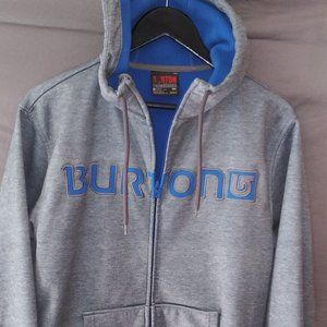 BURTON SNOWBOARD ZIP UP HOODIE